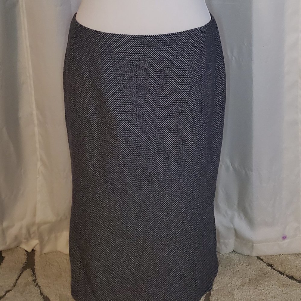 Vintage Lauren by Ralph Lauren Houndstooth Wool Skirt